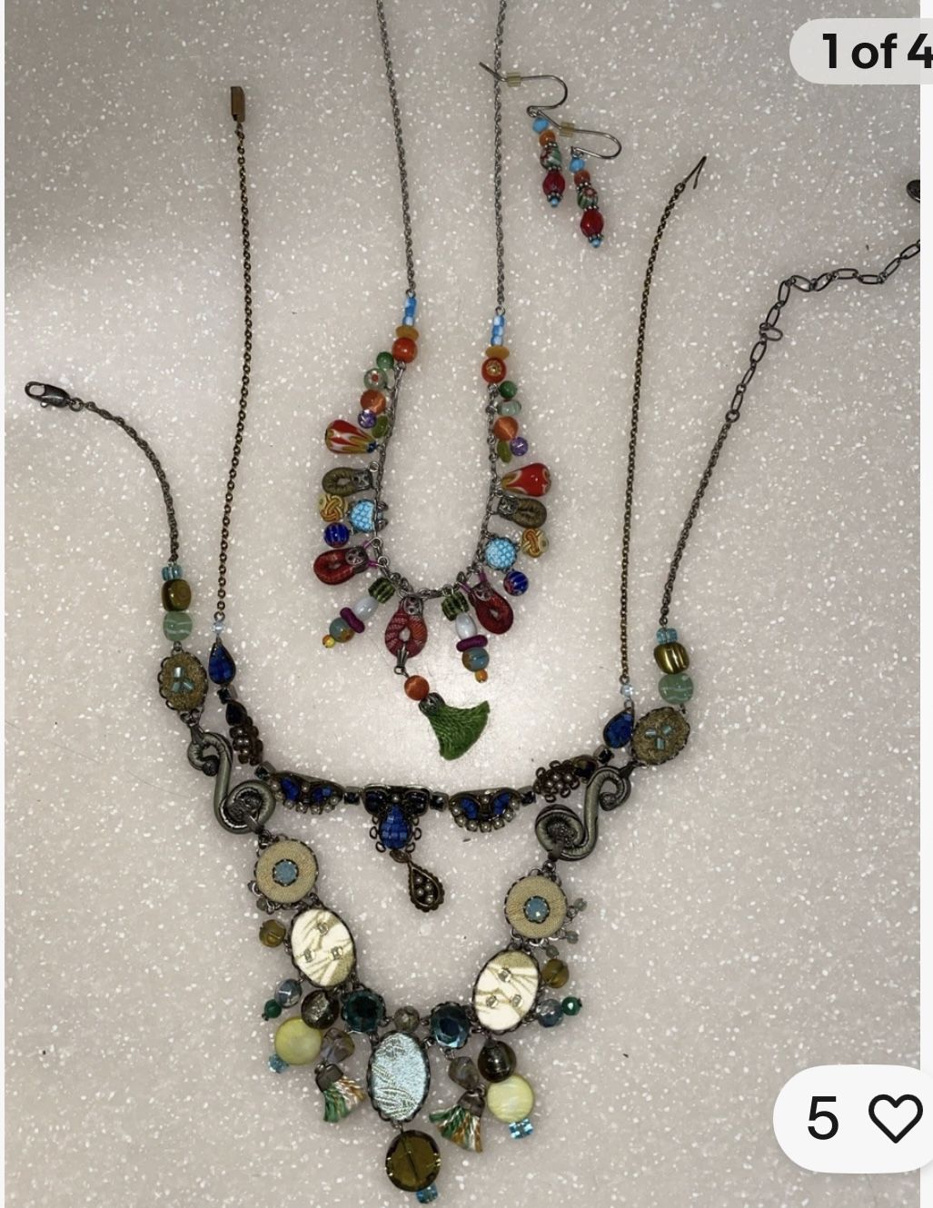 Artisan Ayala Bar Lot (1-Very Vtg)Necklaces & Earrings X