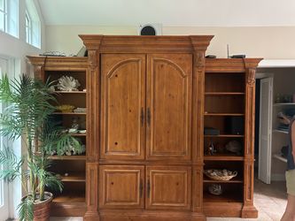 Wall unit/display case/entertainment center