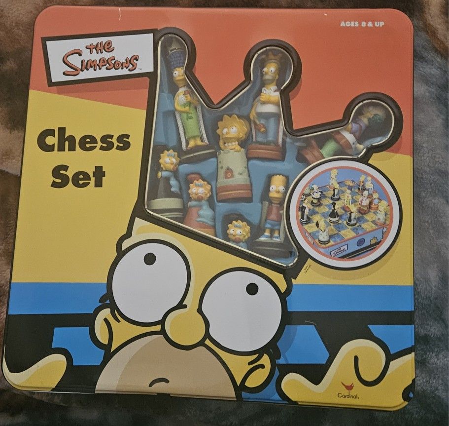 The Simpsons Chess Set Complete