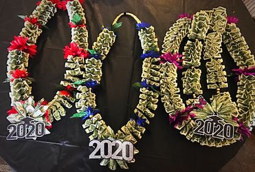 Graduation money lei