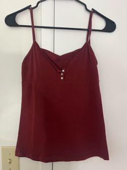 brandy melville red tank top