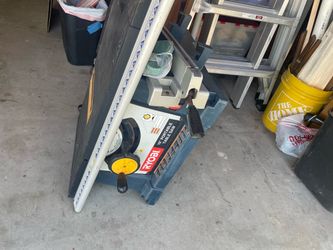 Ryobi 10” portable table saw and blade BTS-15