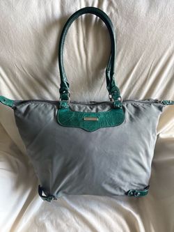 Rebecca Minkoff Washed Nylon Studded Tote Bag
