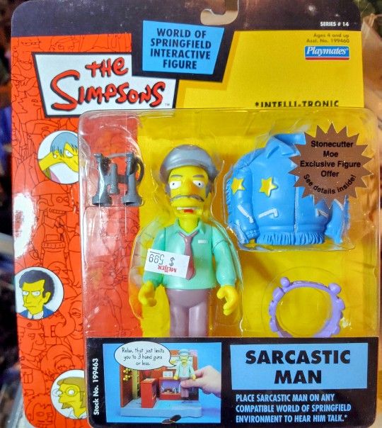 Sealed Vintage Simpsons Action Figure