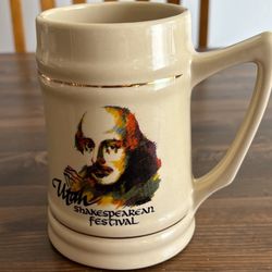 Utah Shakespearean Festival Beer Stein 5.5” 