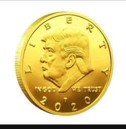 New Trump Coin's Gold and Silver Plated