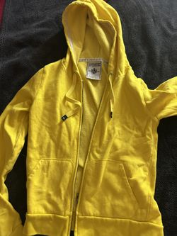 Yellow pink zip up