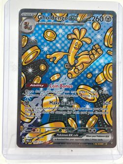 Pokémon TCG Prismatic Evolutions Gholdengo Ex 164/131 Holo English