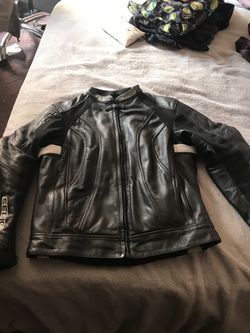 Women’s leather sedici motorcycle jacket