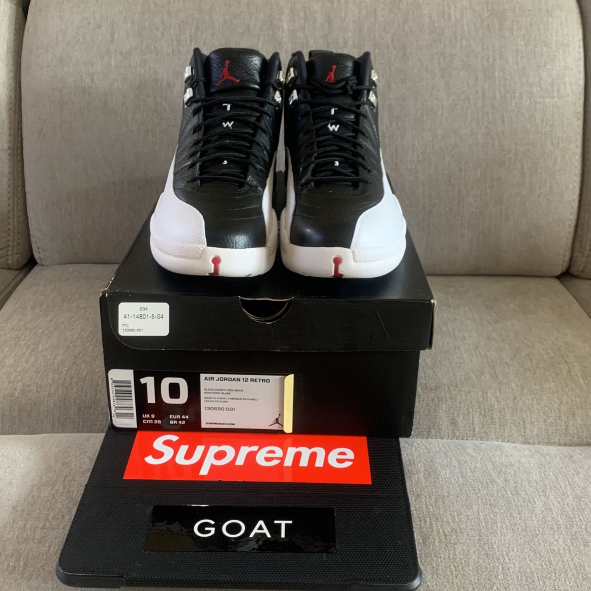 Jordan 12 🔥🔥🔥 Retro Playoffs Size 10 $220