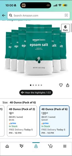 Epsom Salt New