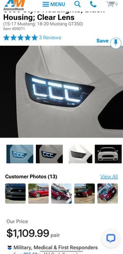 Mustang Headlights