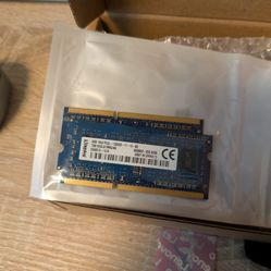 8 GB (2x4) Sodimm DDR3