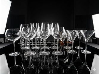 Crystal Wine GLASSES Set $50