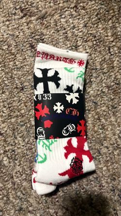 Chrome heart socks