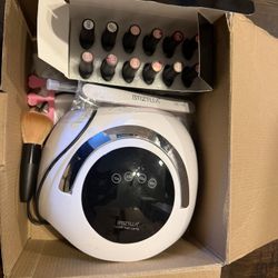 Gel Nail Polish Kit with UV Light 120W Nail Dryer, 12 Colors + Aibrit gel, nail polish remover (NEW) + MODELONES Base & Top Coat kit 