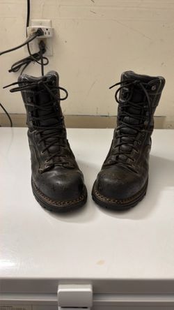 Georgia Boots 8” Sz 8.5 composite toe/Waterproof