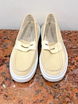 Women's Cole Haan GrandPro Rally Canvas Penny Loafers Size 6.5