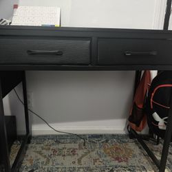 Small Black Desk 