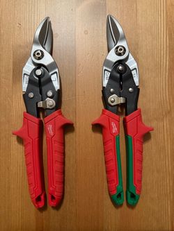 Milwaukee Tin Snips Left and Right