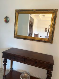 Mirror console table  set
