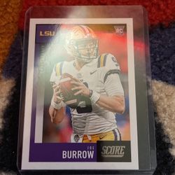 Joe Burrow, Lsu Rookie Card