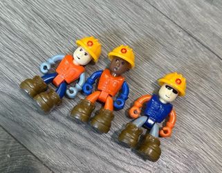 Nikko Toys Lot of 3 Construction Machine Makers 2.5" Toys Cake Toppers