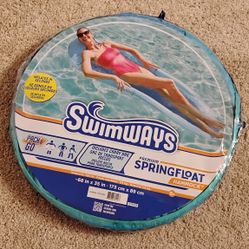 Float through summer, SwimWays Spring Float Premium Pool Hammock Lounge
68"LX35"W