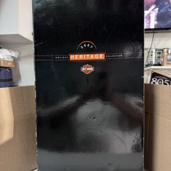 2007 Harley Davidson Motorcycles of the 1980s Pewter Shadowbox Display Set