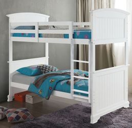 Brand New White Twin Size Bunk Bed