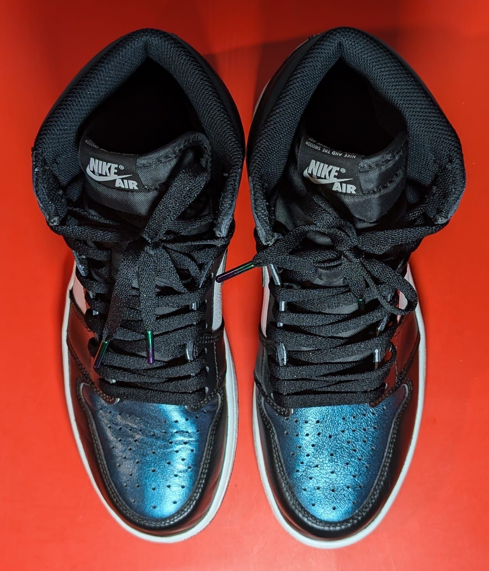 Size 10 Air Jordan 1 Retro OG High All Star Chameleon display picture 2