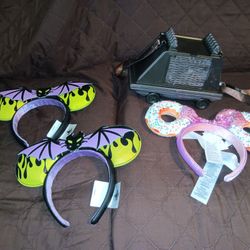 Disney Ears and Star Wars Popcorn Bucket 