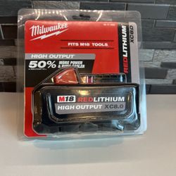 Milwaukee Battery M18 new XC8.0 $130
