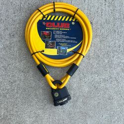 Club Security Cable & Lock 
