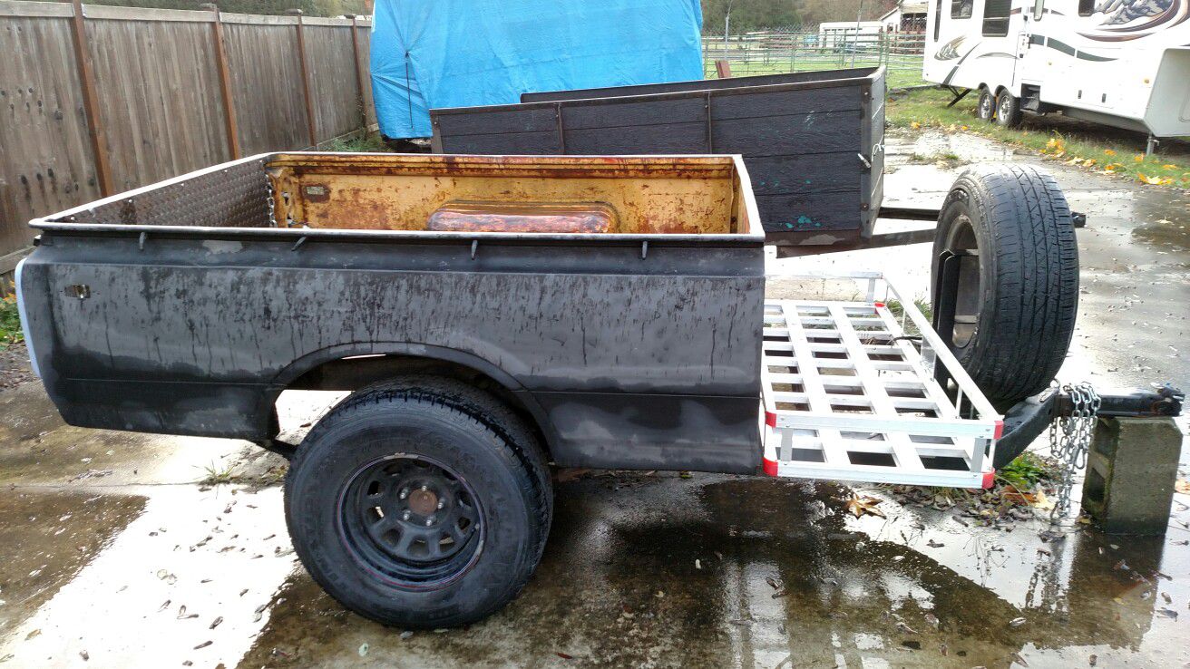 Toyota truck bed utility trailer