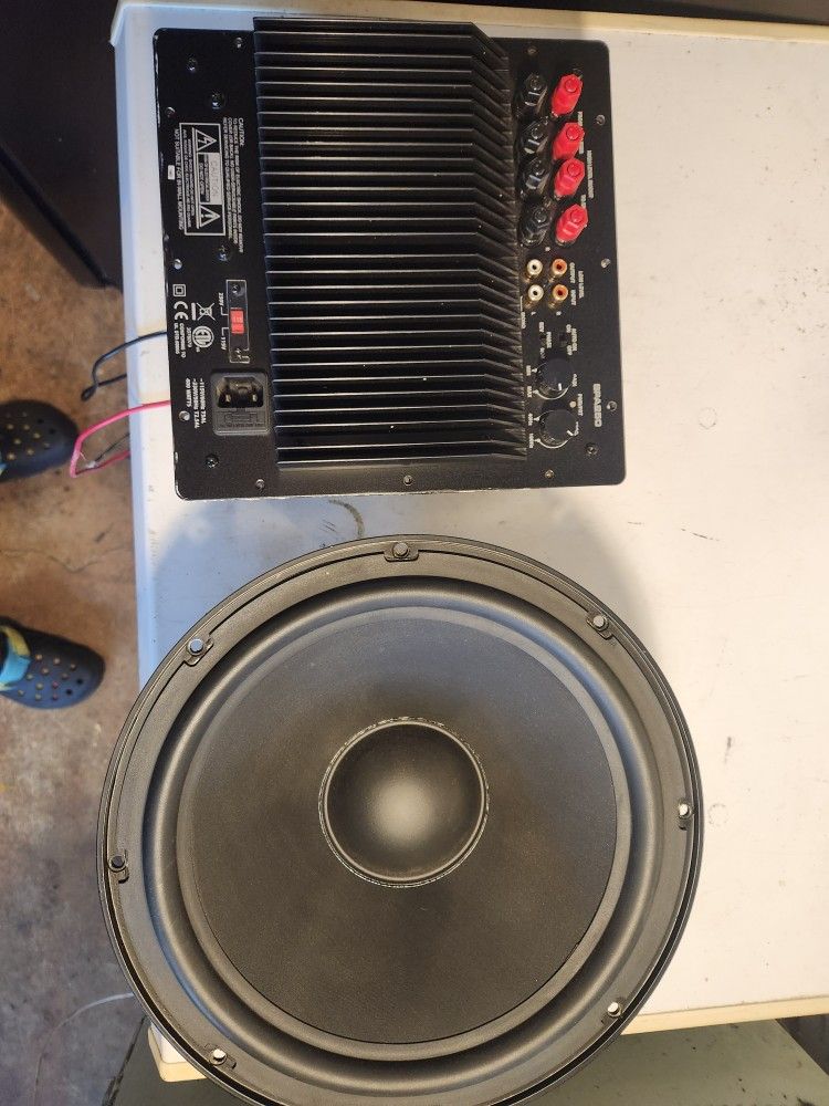 Tonegen NHT 1259 12" Sub And Dayton Audio SPA250 Plate Amp