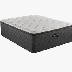 King size pillow top mattress and box springs sleep beauty