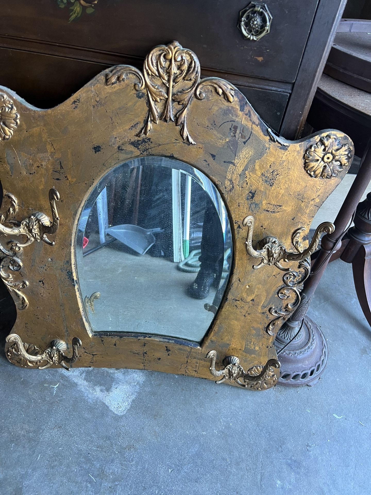 Antique Coat Rack Hanger