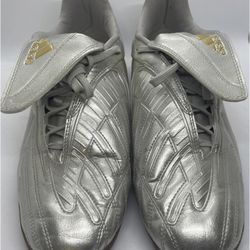 RARE Adidas Predator David Beckham Silver/Metallic Gold - Mens sz 11.5