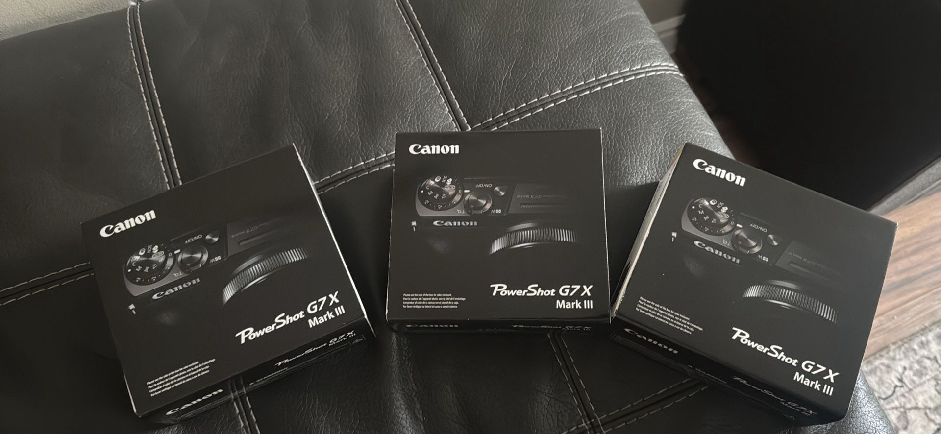 📸 3 Canon G7X Mark III – Brand New, Never Used! Obo