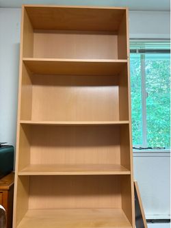 Solid wood bookcases!