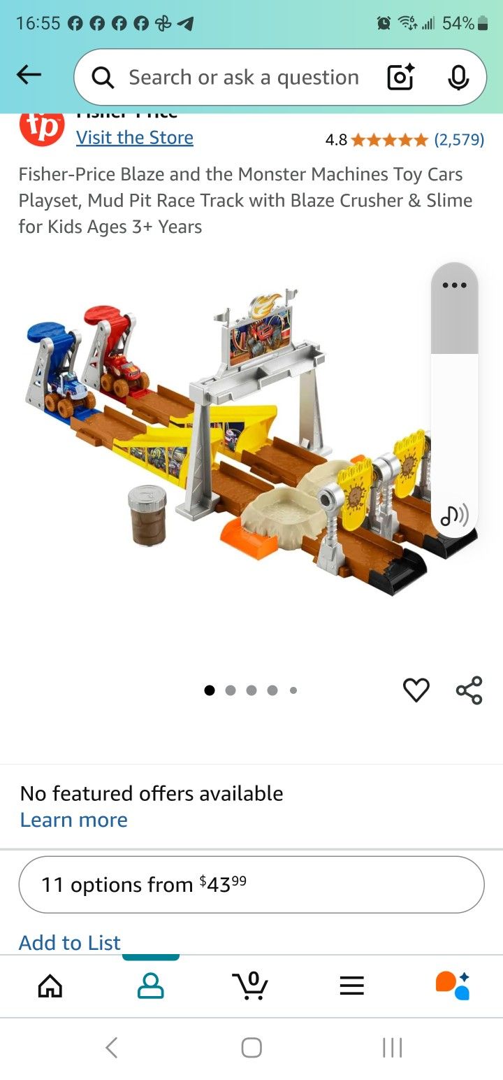 Fisher-Price Blaze and the Monster Machines Toy Cars Playset