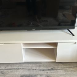 IKEA White TV Stand With Drawers
