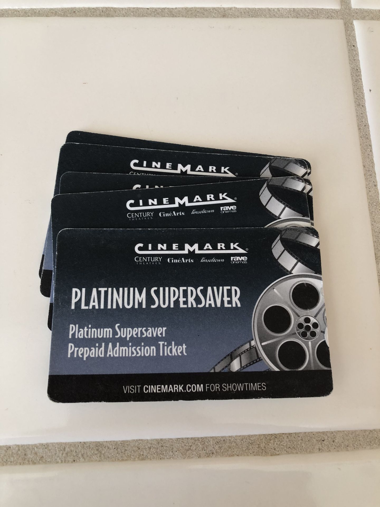5 Movie Tickets