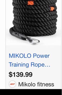 TRAINING (BATTLE ROPES) NEW!