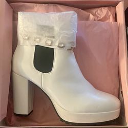 Juicy Couture Sephora White Boots Size 10