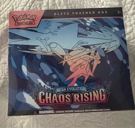 Poke’mon Mega Evolution Chaos Rising Elite Trainer Box