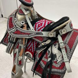 Monturas charras de cuero Mexicanas