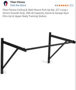Titan Fitness Pull Up Bar Wall Mount