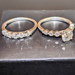 Pre-owned beautiful wedding set